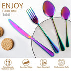 4-Piece Flatware Set Stainless Steel Silverware