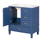 Modern Bathroom Cabinet With Sink Combo Set