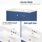 Modern Bathroom Cabinet With Sink Combo Set