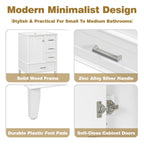 Modern Bathroom Cabinet With Sink Combo Set