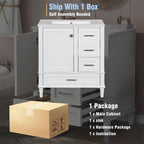 Modern Bathroom Cabinet With Sink Combo Set