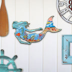 Rustic Mermaid Door Decor