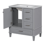 Modern Bathroom Cabinet With Sink Combo Set
