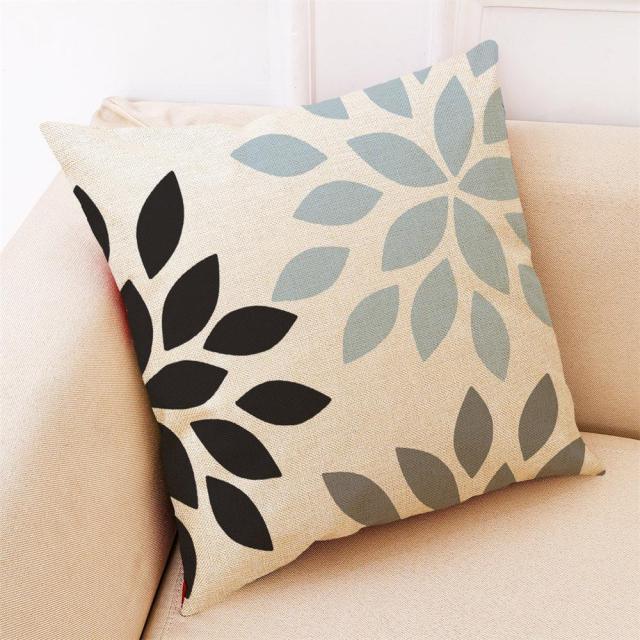 Elegant Pattern Printed Throw Pillow Case