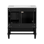 Modern Bathroom Cabinet With Sink Combo Set