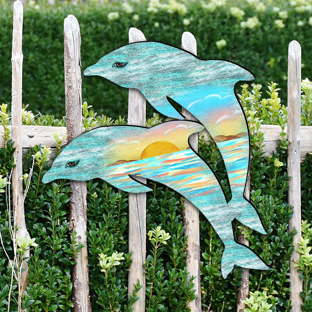 Dolphins Decorative Coastal Door Decor