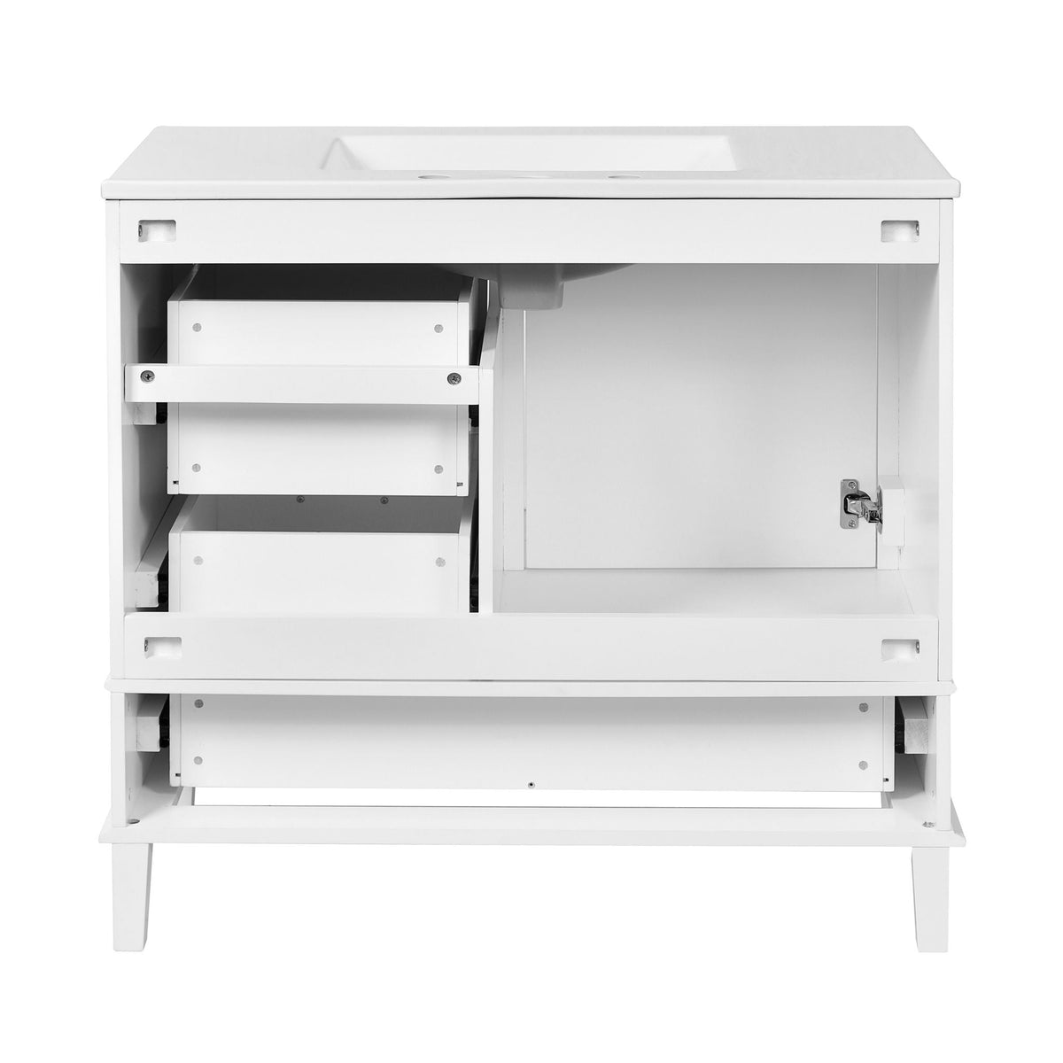 Modern Bathroom Cabinet With Sink Combo Set