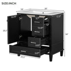 Modern Bathroom Cabinet With Sink Combo Set