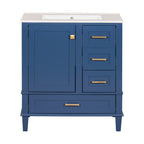 Modern Bathroom Cabinet With Sink Combo Set