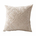 Floral Embroidered Throw Pillow Covers