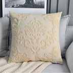 Floral Embroidered Throw Pillow Covers