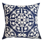 Floral Embroidered Throw Pillow Covers
