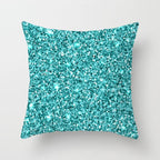 Flower Leaves Pattern Throw Pillow Case