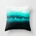 Flower Leaves Pattern Throw Pillow Case