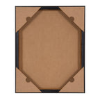 Sylvie Flamingo Standing with Toilet Paper Rolls Bathroom Art Framed Canvas