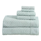 Cotton Diamond Waffle Weave Bath Towel Set - Grayson Collection