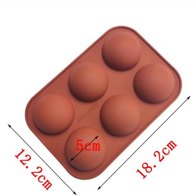 Half Sphere Silicone Soap Molds