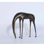 Abstract Horse Statue Cast Iron Rustic Decor