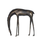 Abstract Horse Statue Cast Iron Rustic Decor