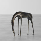 Abstract Horse Statue Cast Iron Rustic Decor