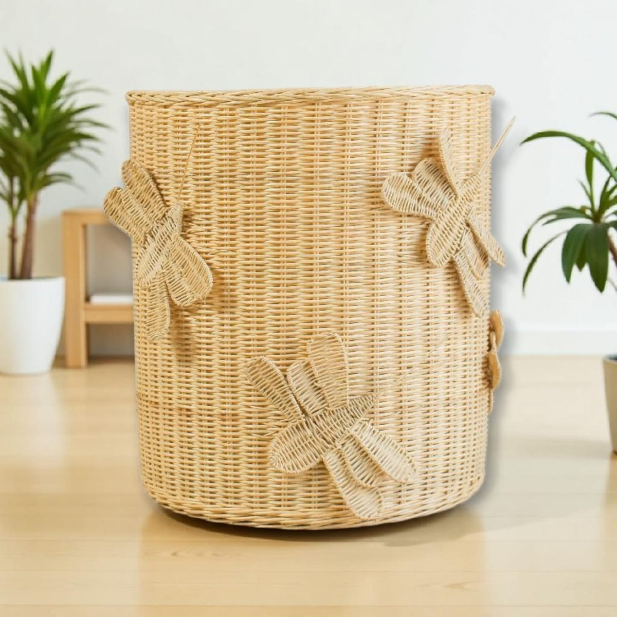 Flutter Wing Hamper Rattan Basket