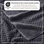 Cotton Diamond Waffle Weave Bath Towel Set - Grayson Collection