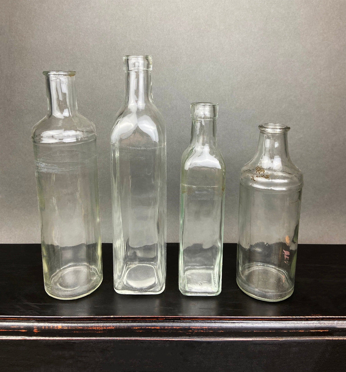 Vintage Glass Apothecary Bottles