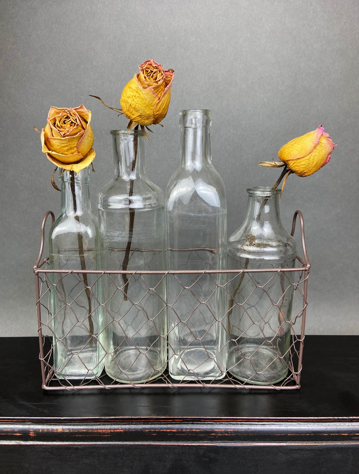 Vintage Glass Apothecary Bottles