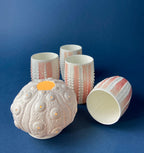White, Porcelain Modern Vases