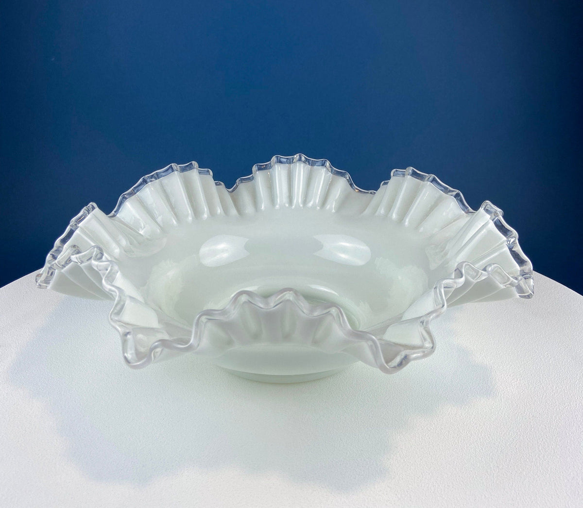 Silvercrest Bowl with Ruffled Edge