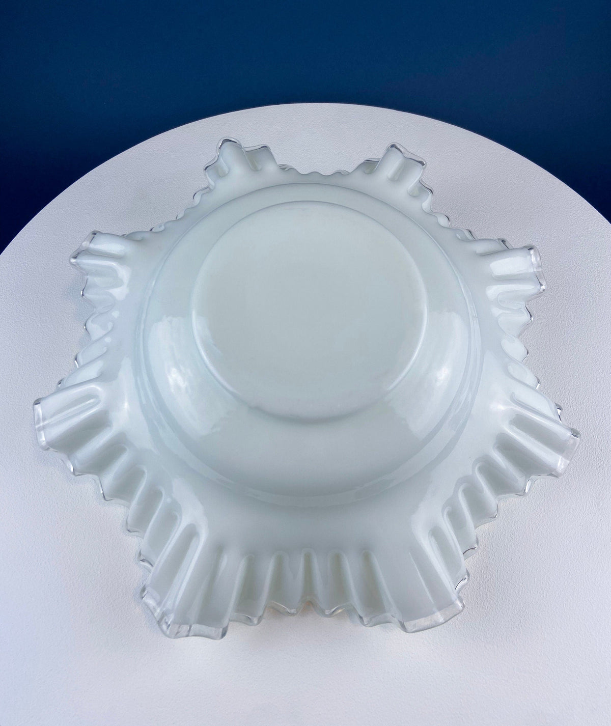 Silvercrest Bowl with Ruffled Edge