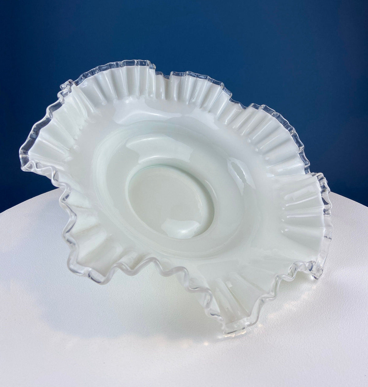 Silvercrest Bowl with Ruffled Edge