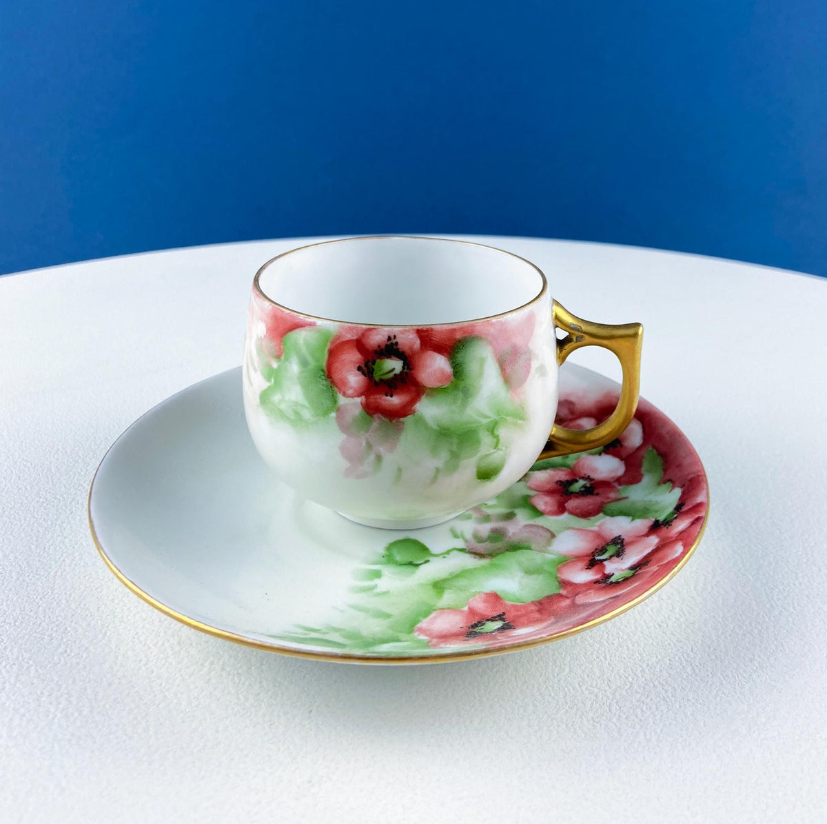 Vintage Porcelain Tea Cup & Saucer