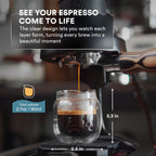 Double Wall Espresso Pouring Glass (Set of 2)