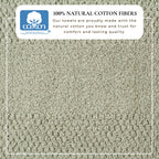 100% Cotton Woven Texture Bath Towel Set - Marbella Collection