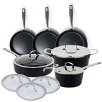 Ceramic Nonstick Cookware Set, 12-Piece