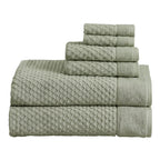 Cotton Diamond Waffle Weave Bath Towel Set - Grayson Collection