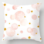 Pink Feather Pillowcase