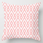 Pink Feather Pillowcase