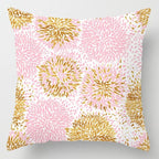 Pink Feather Pillowcase