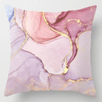 Pink Feather Pillowcase