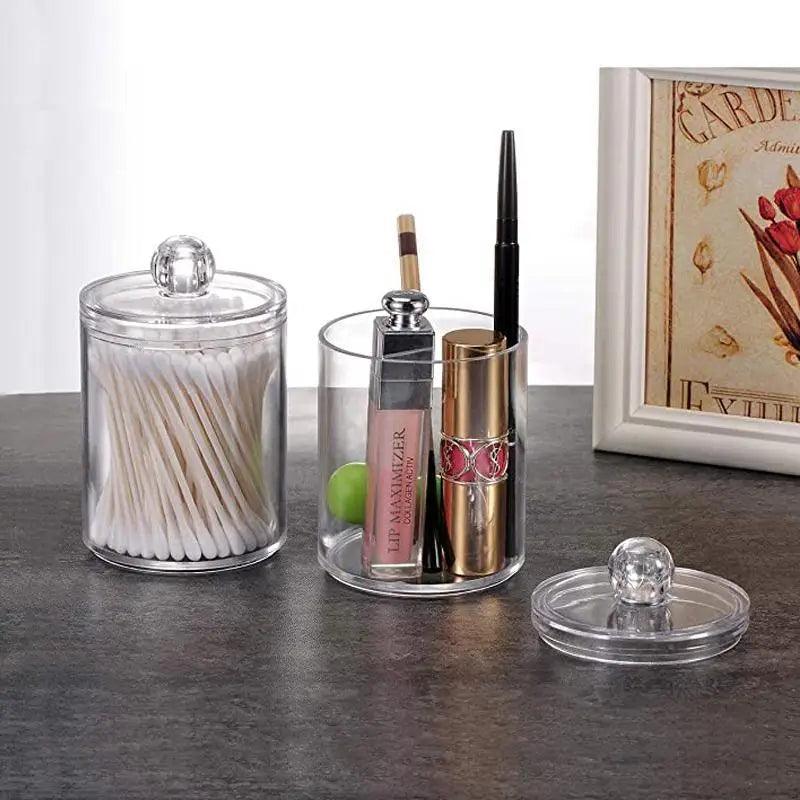 Portable 2pcs Cosmetics Bathroom Jar