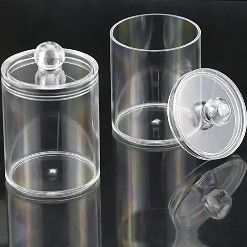 Portable 2pcs Cosmetics Bathroom Jar