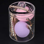 Portable 2pcs Cosmetics Bathroom Jar