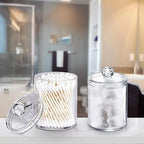 Portable 2pcs Cosmetics Bathroom Jar