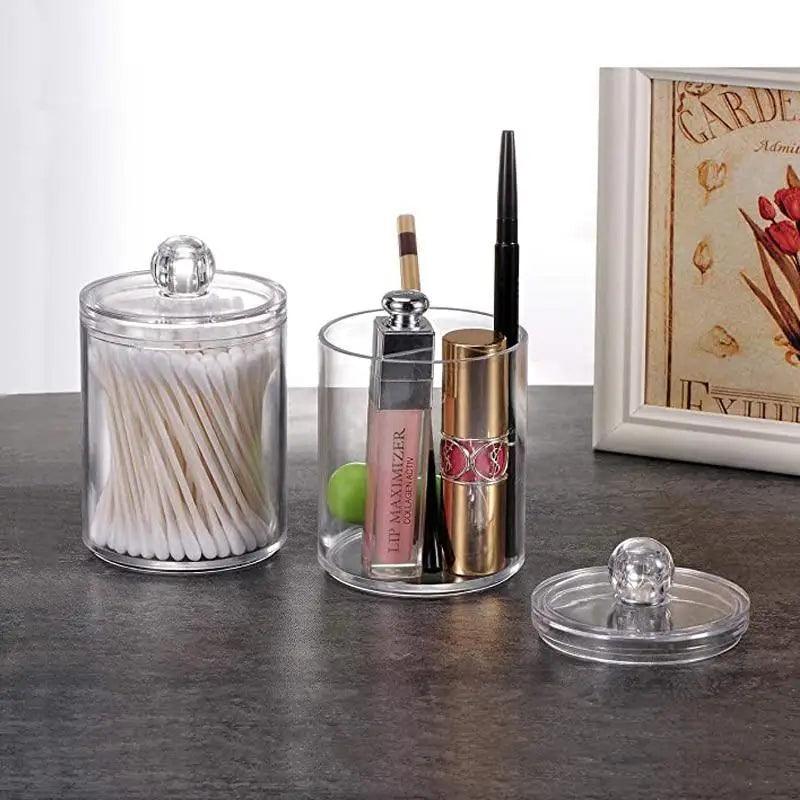 Portable 2pcs Cosmetics Bathroom Jar