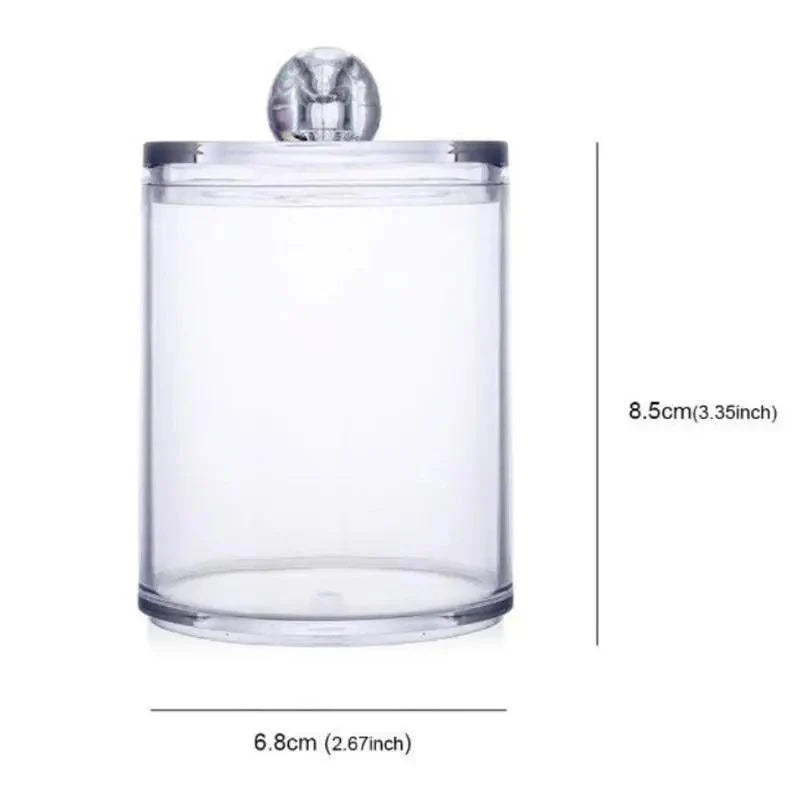 Portable 2pcs Cosmetics Bathroom Jar