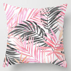 Pink Feather Pillowcase