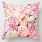 Pink Feather Pillowcase