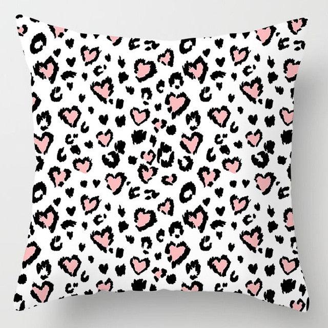 Pink Feather Pillowcase